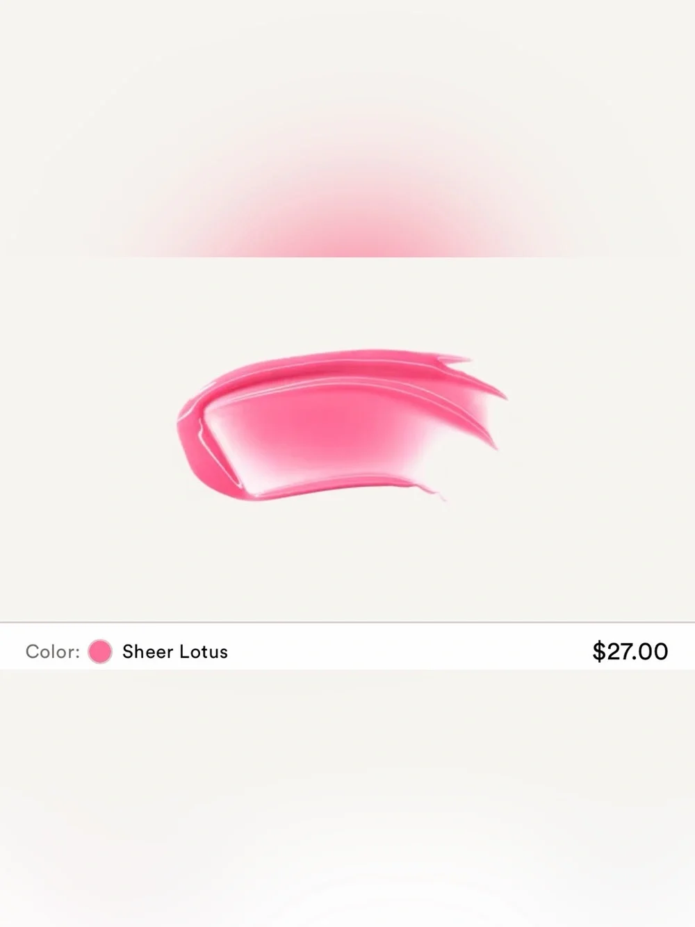 Tarte Maracuja Juicy Lip Vinyl Sheer Lotus 2.7g / 0.095 oz NIB